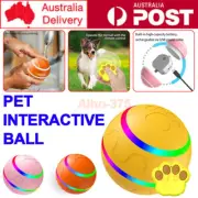Auto Pet Dog Interative Toy Ball LED Throw Fetch Training Ball Remote Control