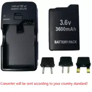 Replacement Battery+wall charger for Sony PSP 1000 1001 1002 1003 1004 1005 1006