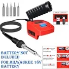 Portable Cordless Soldering Iron Station with USB & Type-C for Milwaukee 18V New