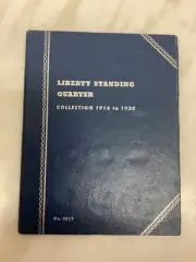Whitman US Liberty Standing Quarter Collection 1916-1930 Folder 9017
