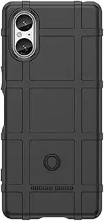 Compatible with Sony Xperia 5 V 5G Case,Shockproof Protective Cover,Compatible with Sony Xperia 5 V 5G TPU Soft Shell Phone Case Cover Black