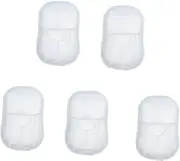 Toddmomy 5 Boxes of 20 Sheets Each Soap Paper Hand Washing Sheets Gentle Cleanser for Face Hands Bath for On-The-go