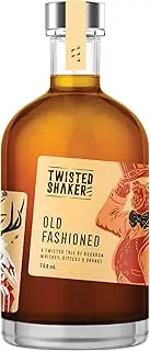 Twisted Shaker Whiskey Old Fashioned Pre Batched Ready To Drink Cocktail 30% Alc (700 mL)