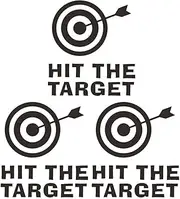 DECHOUS 3pcs Boys Potty Training Stickers Decals Bathroom Toilet Seat Stickers Aiming Targets Stickers Pee Target for Toilet