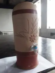 Ceylon Clay Water Storage NATURAL WATER COOLER Jug Handmade Eco-Friendly