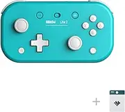 8Bitdo Lite 2 Bluetooth Controller with Motion Controls, Linear Motors Vibration, Joysticks, Triggers and D-pad, Wireless Gamepad for Switch, Android & Raspberry Pi (Turquoise)