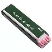 12Pcs Sewing Tailor Pencils White Fabric Marker Pencils for Leather Fabric