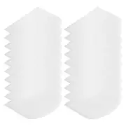 20Pcs Plastic Cake Scraper Dough Cutter for Kitchen, White