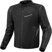 Rush 2.0 Vented Waterproof Black Textile Motorcycle Jacket
