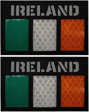 [YOYUMI] Irish Flag Infrared Reflective Patch, Nylon Grade Patch, Suitable for Accessories of Tactical Equipment