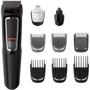Philips Multigroom 9 in one Trimmer, MG3730/15, Up to 60 minute run time, Black
