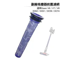 在飛比找樂天市場購物網優惠-適用Dyson 吸塵器前置濾網 V8 V6 V7 SV03 