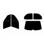 For Peugeot 306 3-Door Hatchback 1993-02 Full Pre Cut Window Tint Kit Film Film