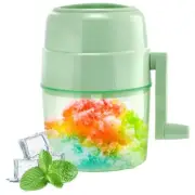 Snow Cone Machine Shaved Ice Machine Manual Ice Shaver Machine Stainless7542