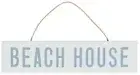 Beach House Hanging MDF Sign