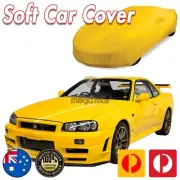 Classic Car Cover Ultra For Nissan Skyline GTR R32 R33 R34 R35 YELLOW Spandex