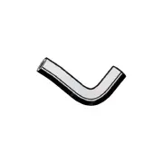 Upper Radiator Hose 38mm x 330mm for Subaru Alcyone 3.3L 6 cyl DOHC 24V 91-96