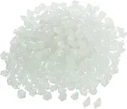 sourcing map 1500pcs Glow Rocks 8-10mm Glow Pebbles Decoration in the Dark Luminous Stones Decor DIY Decorative White for Garden, Potted Plant, Fish Tank
