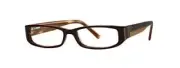 Calabria Vivid 665 Women's Designer Acetate Reading Glasses 2-Tone Brown+3.00