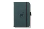 Dingbats A6 Pocket Wildlife Green Deer Notebook Plain