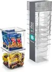 Small Plastic Storage Bins - for Kitchen Organization, Pantry Organizers and Sto