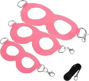 Generic 1 Set Leash Adjustable Small Animal Harness Lizards Plush Fleece Hamsters Reptile Leash Reptile Supplies Cage Pig Rat Reptile Reptile Supply Pink
