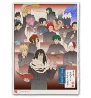 My Hero Academia Anime Japanese Edo Giclee Poster Print 12x17 Mondo Boku no MHA