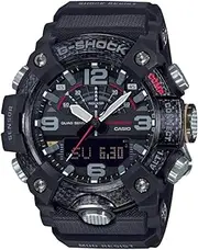CASIO Men's G-Shock Mudmaster Analog-Digital Watch, White Dial, Black Band