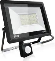 LED Flood Lights Outdoor, 50W 6000LM Security Lights Outdoor Motion Sensor, IP66