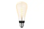 Philips Hue 16cm Smart Light 7W 550lm LED Bulb ST72 E27 Globe w Bluetooth White
