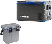 Kings 60L Stayzcool Fridge Freezer + Plus Icebox 20L Air Tight|Lockable