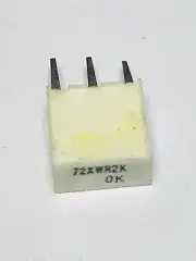 17pcs- 72XWR2K, Resistor, Trimmer, Cermet, 2K Ohm, 0.5W, 10%, Single Turn