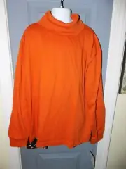 Kitestrings Orange Turtle Neck Shirt Size 12/14 Youth NEW HTF