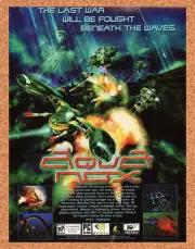 Aqua Nox PC Original 2002 Ad Authentic nVidia Video Game Promo