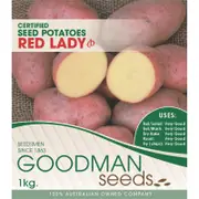 Goodman Seeds 1kg Red Lady Seed Potato - Solanum tuberosum