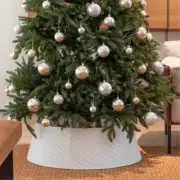 Christmas Tree Collar Round Christmas Tree Skirt Ring Base Stand Durable Plas...