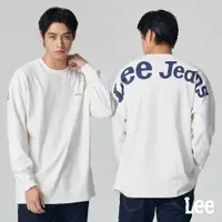 在飛比找蝦皮商城優惠-Lee JEANS 長袖T恤 男 米白 LB30900100