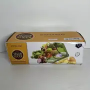 Kitchen Ideas 14 Pcs Veggie Slicer Dice Chop Grater Food Multi-Use