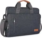KIZUNA Laptop Bag 15.6 Inch Computer Shoulder Case Sleeve Briefcase For MacBook Air 15 M2/MacBook Pro 16 M4-M1/16″ ThinkBook 16 Gen 8/Legion Slim 5i Gen 8/16.3" XPS 16/Gaming 3i,Dark Grey