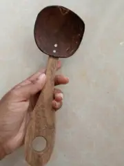 Ceylon 100% Handmade Coconut Shell Spoons Kitchen tools Traditional Eco Friendly