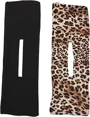 TOGEVAL 2pcs Hair Bun Maker Headbands Wire Hair Curler Tool for Effortless Hairstyles Unique Printing Design Comfortable Easy to Use