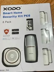XODO Smart Home PK6 White Smart System Kit Motion Sensor Security Kit Brand New