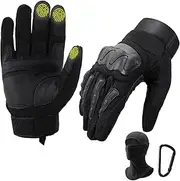 [ZAIXIA] Gloves for Men and Women Touch Screen Hard Knuckle Gloves