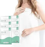 Disposable Individually Wrapped Bath Towel, Bath Large Towel Body Towel, Suitable for Traveling, Business Trip, Bicycle Trip, etc (27.5 x 53 inch)