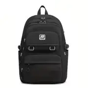 Waterproof Nylon Backpack for Students Double Shoulder Bag Large Capacity Casual Travel College Fashion