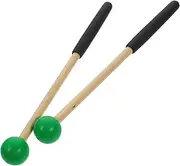 FUNOMOCYA 1Pairs Professional Marimba Mallets Durable Percussion Drumsticks for Tongue Drum Glockenspiel Xylophone Comfortable Grip with Strong Structure for Stage