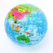 Foam Earth Ball Stress Ball Foam Squeeze Toys Educational Anxiety Reliever 3PC