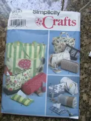 *CRAFTS UNCUT SIMPLICITY 9949 SEWING PATTERN TOTE BAG TRAVEL PURSE POUCH ZIPPER