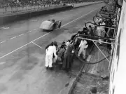 Paul Vall�e Albert Blondeau, Ecurie Argo, Bugatti T35 1935 Racing Old Photo