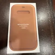 Apple Leather Sleeve For iPhone 12 Pro Max - MagSafe